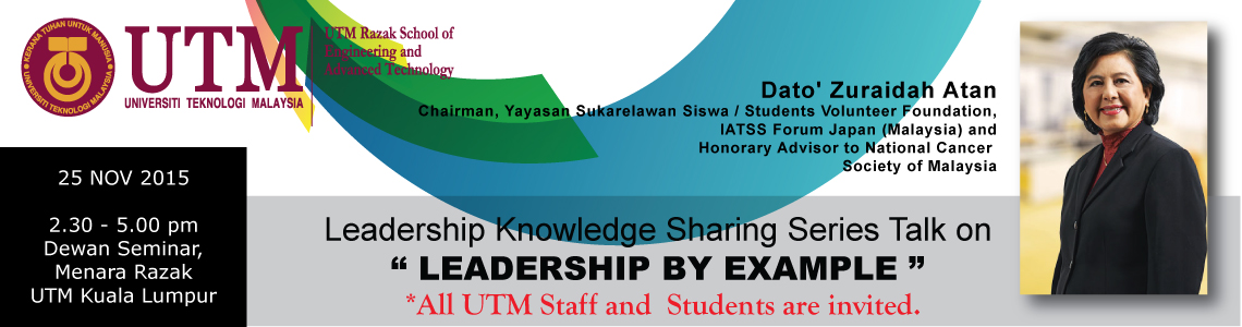 Leadership Knowledge Sharing Series Talk