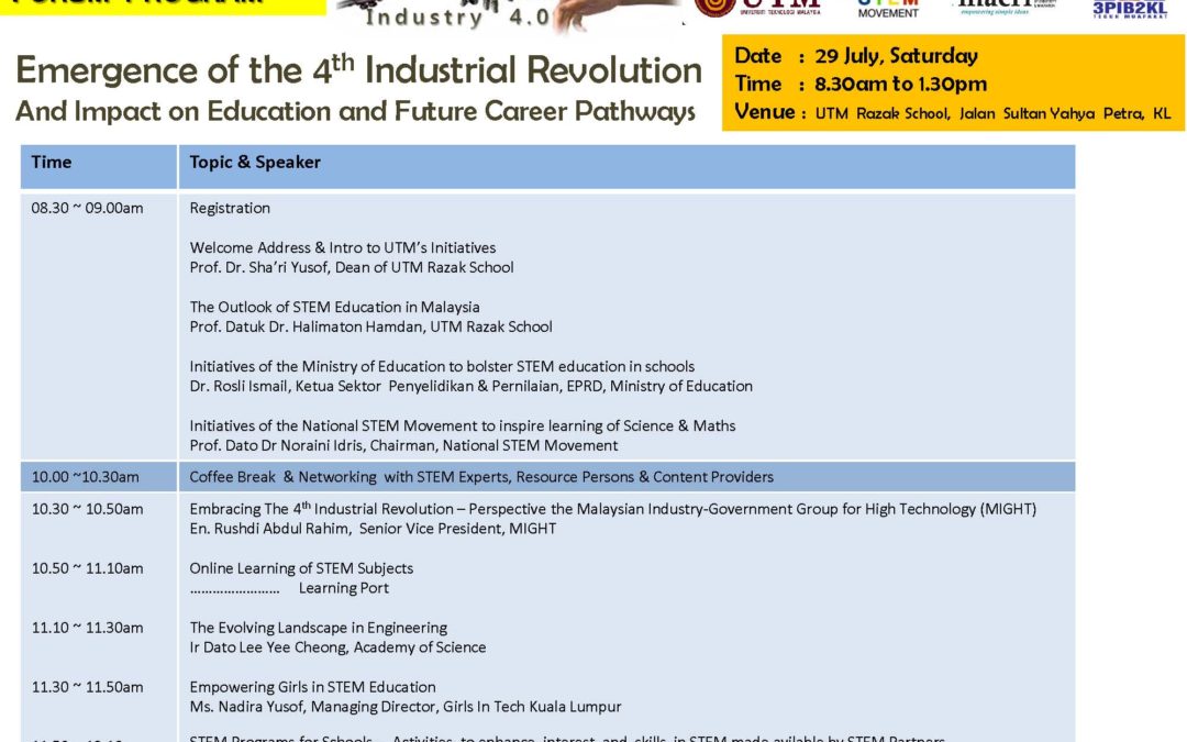 Emergence of the 4thIndustrial Revolution And Impact on Education and Future Career Pathways